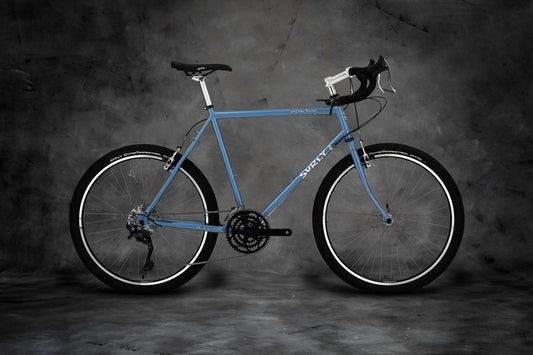 Surly Long Haul Trucker bike side view Blue Suit of Leisure color
