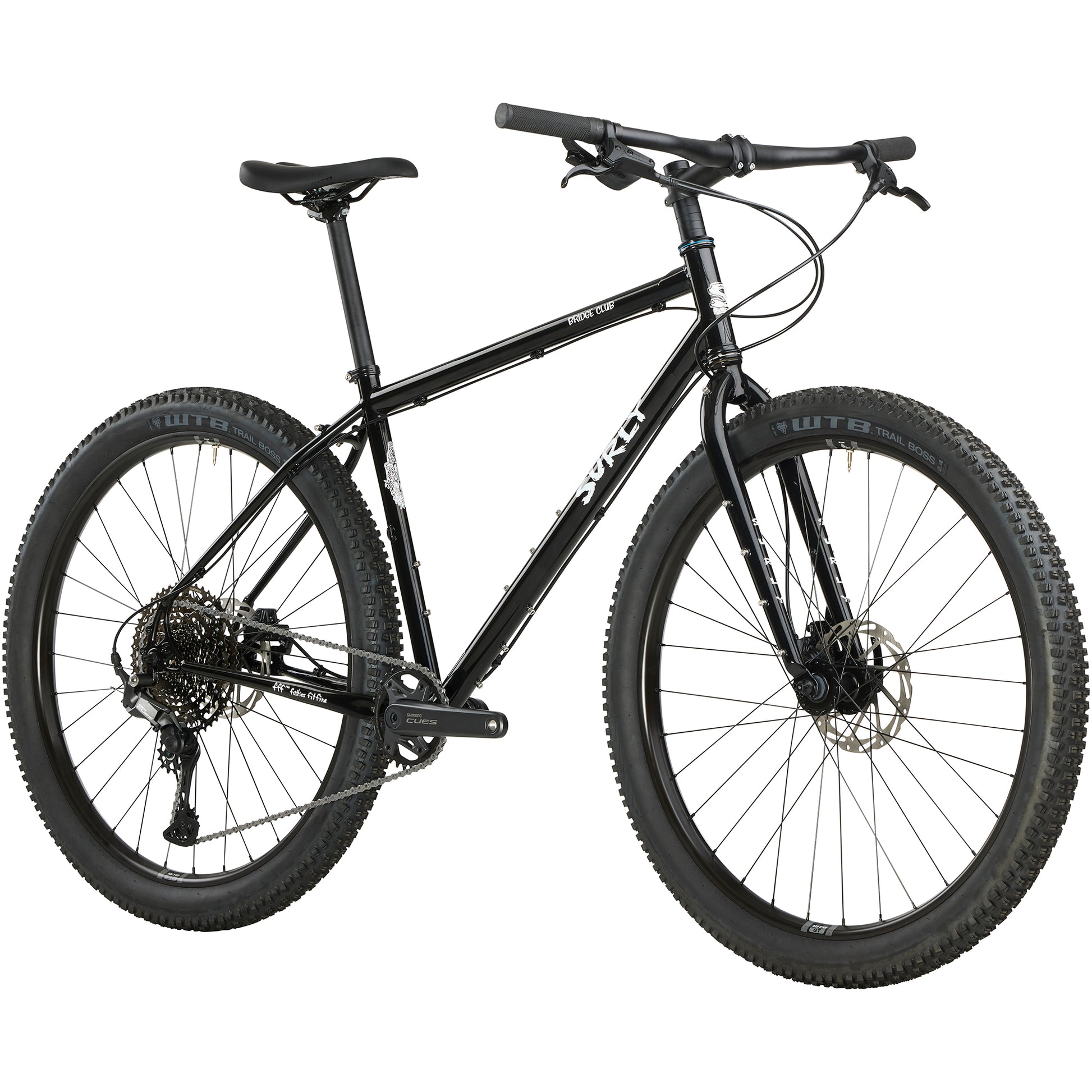 Surly Bridge Club Bike Trevor's Closet Black front three-quarter view