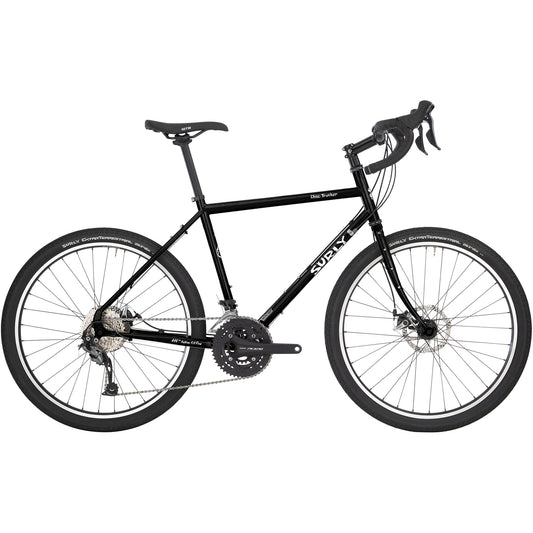 Surly Disc Trucker 26" Bike Hi-Viz Black side view