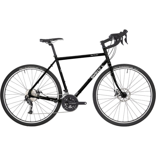 Surly Disc Trucker 700c Bike Hi-Viz Black side view
