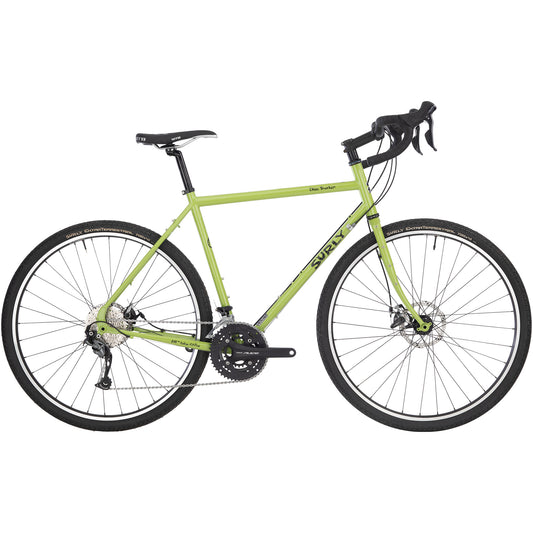 Surly Disc Trucker 700c Bike Pea Lime Soup side view