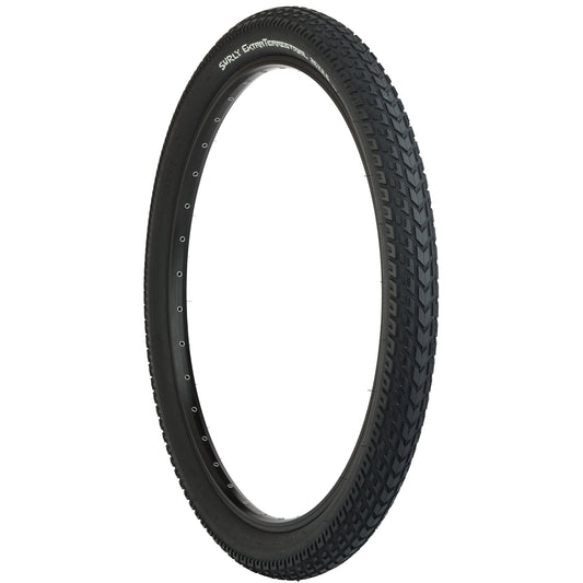 Surly ExtraTerrestrial Tire black wall three-quarter view showing tread and sideall