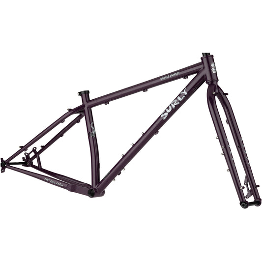 Surly Karate Monkey Frameset Organic Eggplant side view