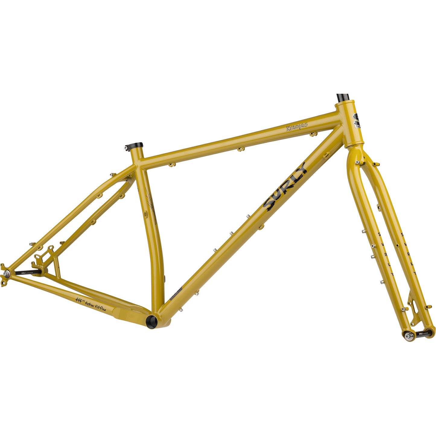 Surly Krampus frameset Nose Drip Curry color side view