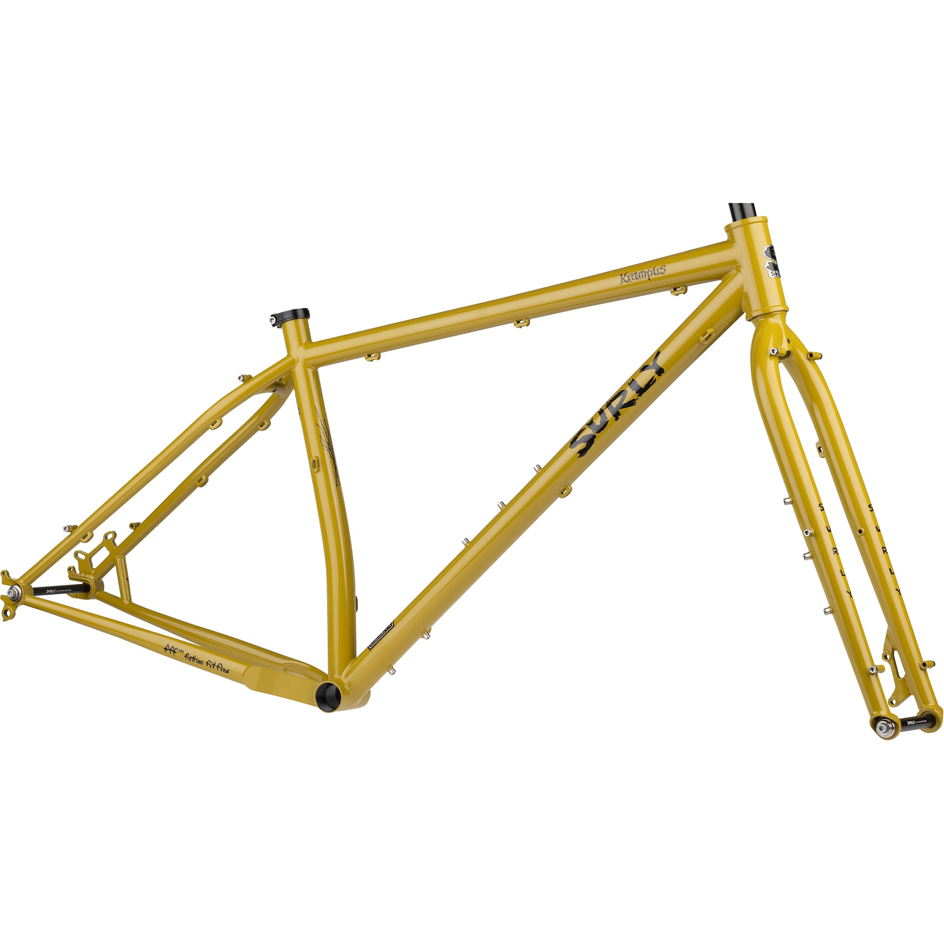 Surly Krampus frameset Nose Drip Curry color side view