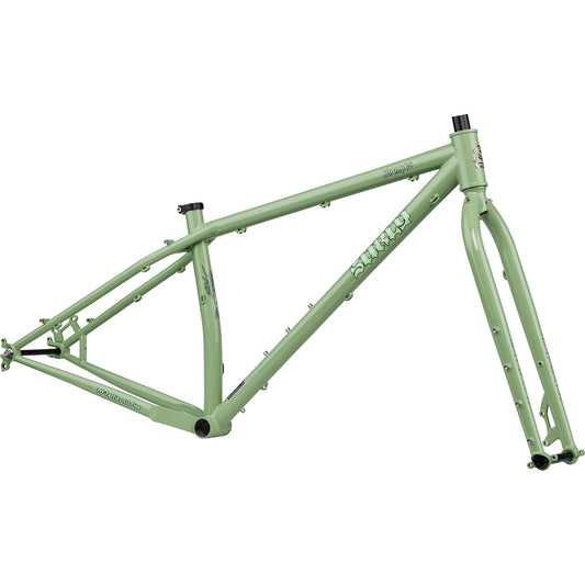 Surly Krampus frameset Sage Green color side view