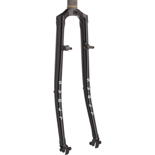 Surly Long Haul Trucker Fork 700c Black front three-quarter view