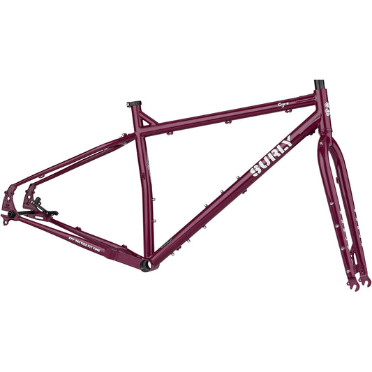 Surly Ogre Frameset Fermented Plum side view