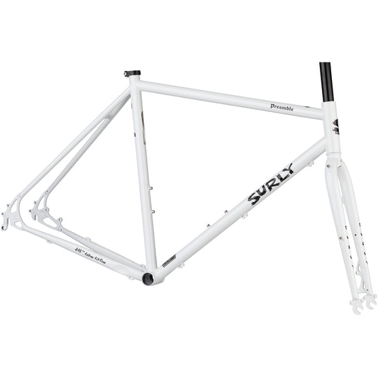 Surly Preamble Frameset Thorfrost White side view
