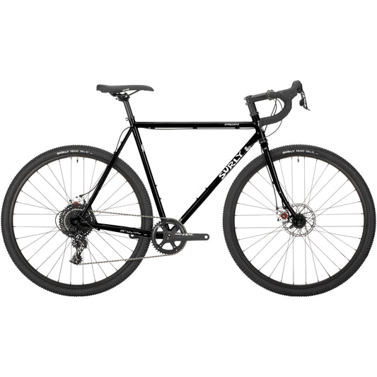 Surly Straggler 700c bike Black side view