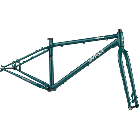 Surly Wednesday Fat Bike frameset OG Algae side view